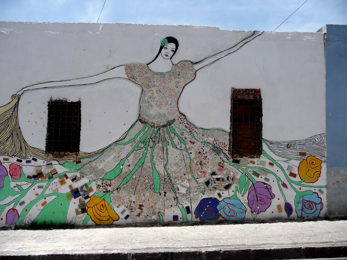 street art Xanenetla, in the city of Puebla, MÃ©xico mindre