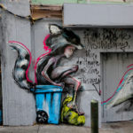street art by herakut in francisco bay area, california, usa 2