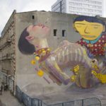 Street Art by Os Gemeos and Aryz at Urban Forms Gallery in Lodz, Poland 1