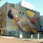Street Art by Os Gemeos and Aryz at Urban Forms Gallery in Lodz, Poland 2