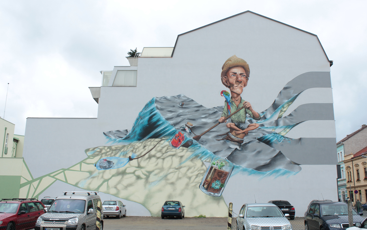 Street Art by Chemis in BeneÅ¡ov, Czech Republic 2