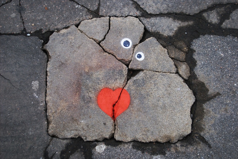 Street Art on Valentine's Day