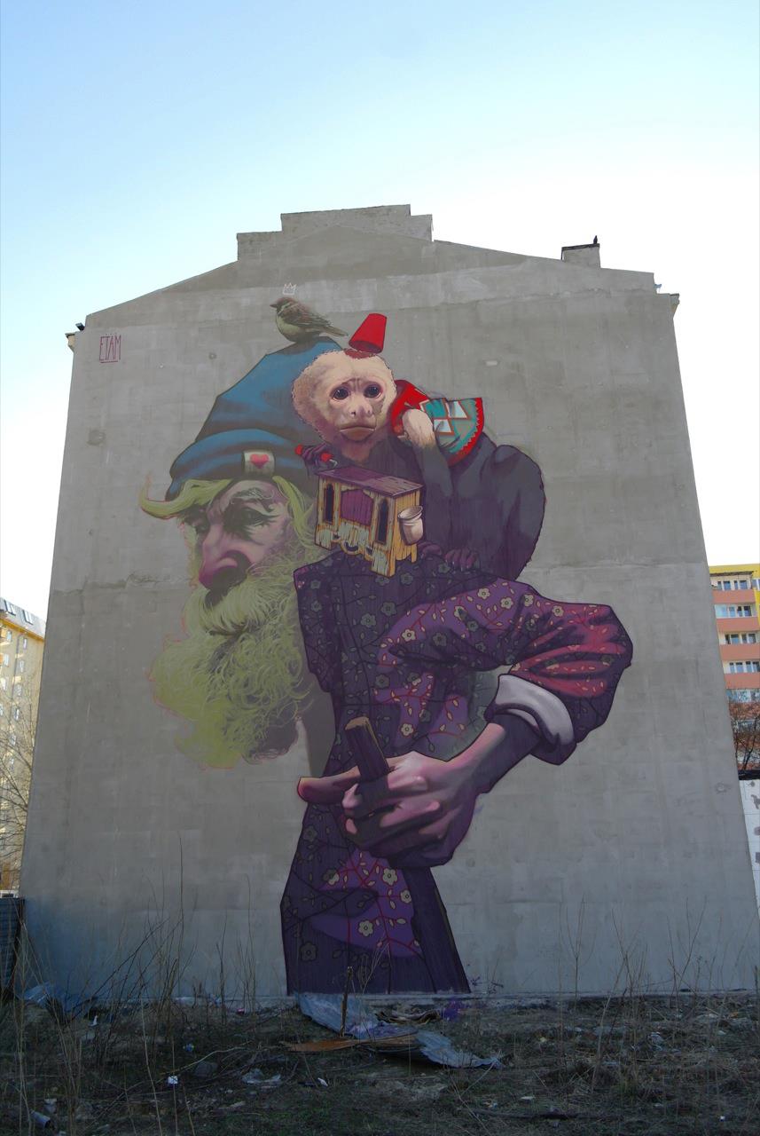 Street Art by Etam Cru. Warsaw, Poland