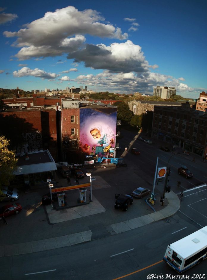 By In Montreal, Quebec STREET ART UTOPIA