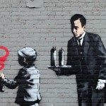 Street Art By Banksy in South Bronx, New York, USA 2