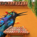 Graffiti by Yurika in Cartagena, Colombia 2
