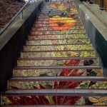 Mosaic Staircase in Inner Sunset, San Francisco, USA 2