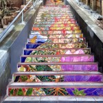 Mosaic Staircase in Inner Sunset, San Francisco, USA 3