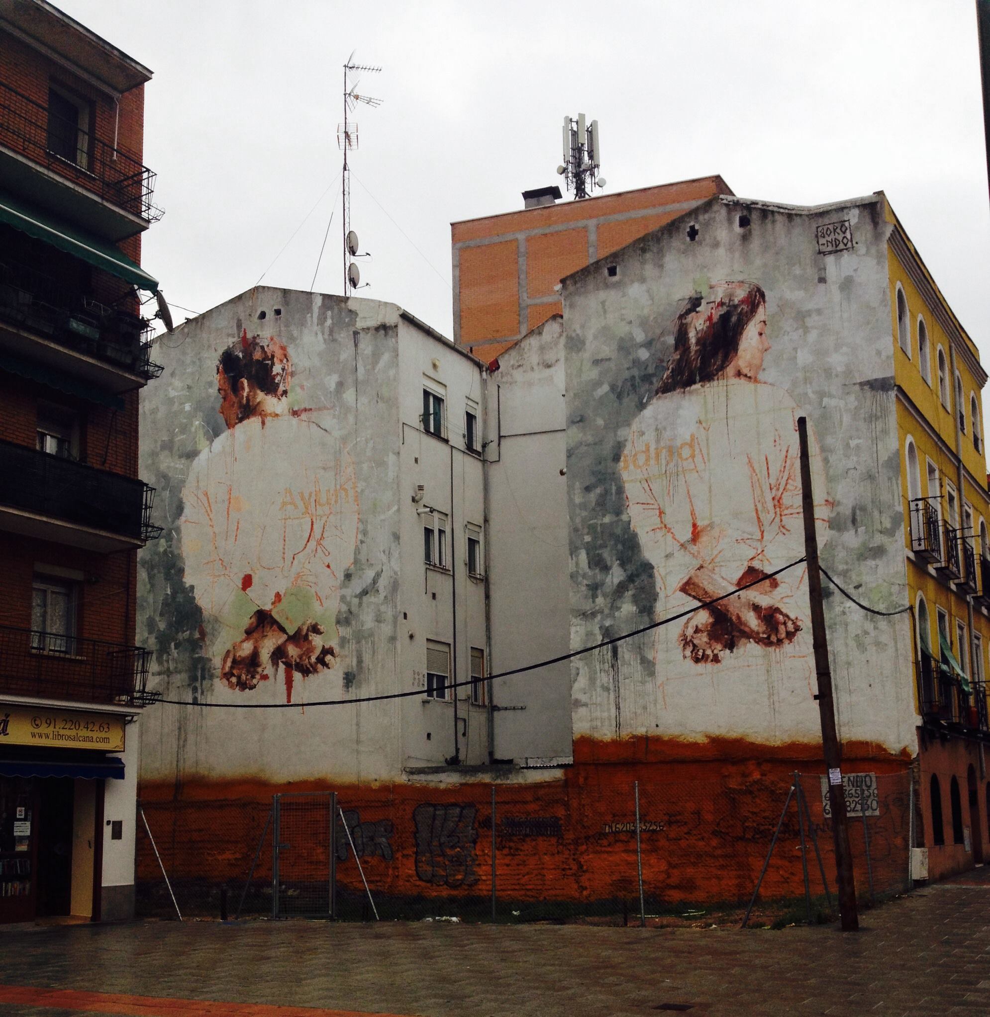Street Art by Borondo in Tetuan, Madrid, Italy 1