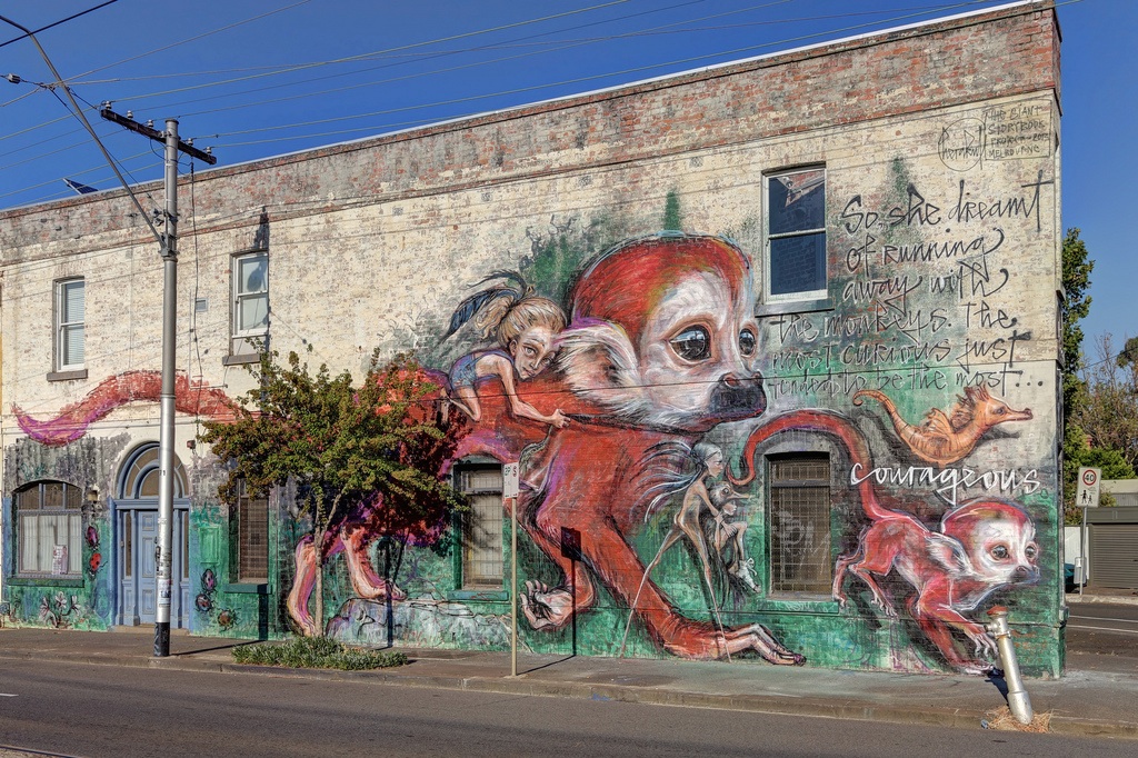 Street Art by Herakut in Melbourne, Australia 464