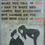 Street Art in Chorley, England – Make Her Laugh