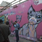 A mural of a cat, by Susie Lowe:Suzko 2