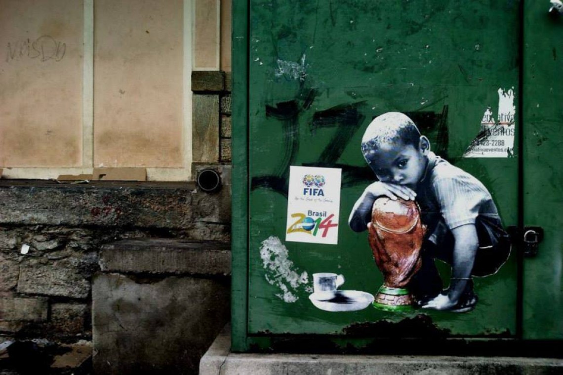 Street Art FIFA World Cup in Rio de Janeiro, Brazil 545643577254546565