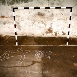 Street Art FIFA World Cup in Rio de Janeiro, Brazil, – #FavelaWorldCup14