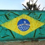 Street Art FIFA World Cup in Rio de Janeiro, Brazil, – Fuck the World Cup