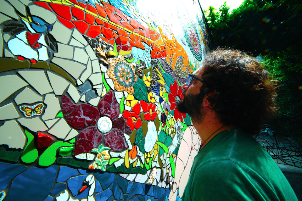 The ‘Garden of Eden’ Mosaic by Orodè Deoro at Studio Fabio Novembre, Milan, Italy. July 2014 5