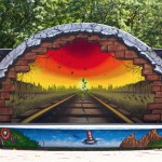 Mural in David Crombie Park, Toronto, ON, Canada 1