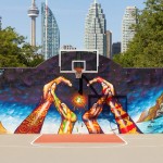 Mural in David Crombie Park, Toronto, ON, Canada 2
