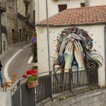 Street Art by Alice Pasquini in Civitacampomarano, Molise, Italy. Photo by Jessica Stewart 2