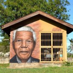 Mandela painted in Tanzania 2010