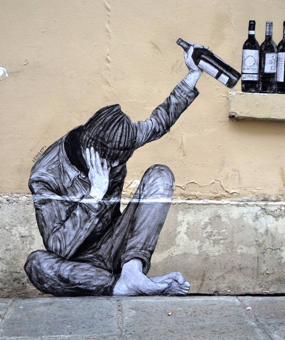 One too many - By Levalet in Paris, France 2