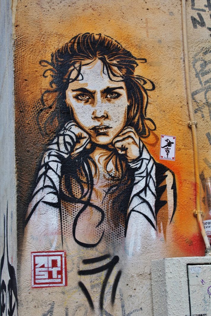 Street Art by Street Artist RNST in Paris, France