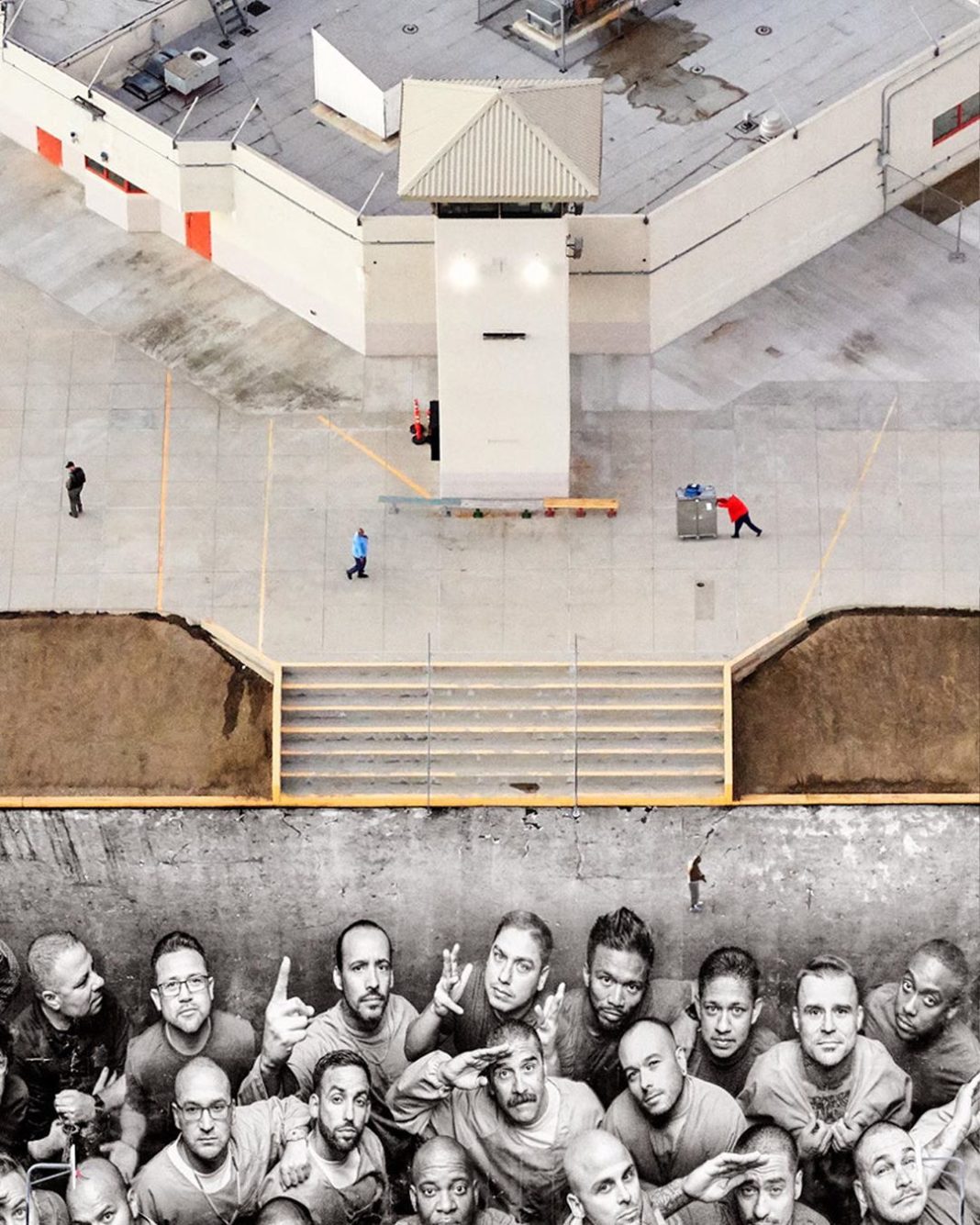 Street Art by JR – At TEHACHAPI Maximum Security prison (6 photos ...