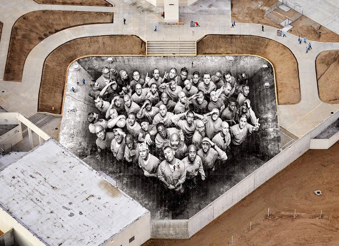 Street Art by JR – At TEHACHAPI Maximum Security prison (6 photos ...