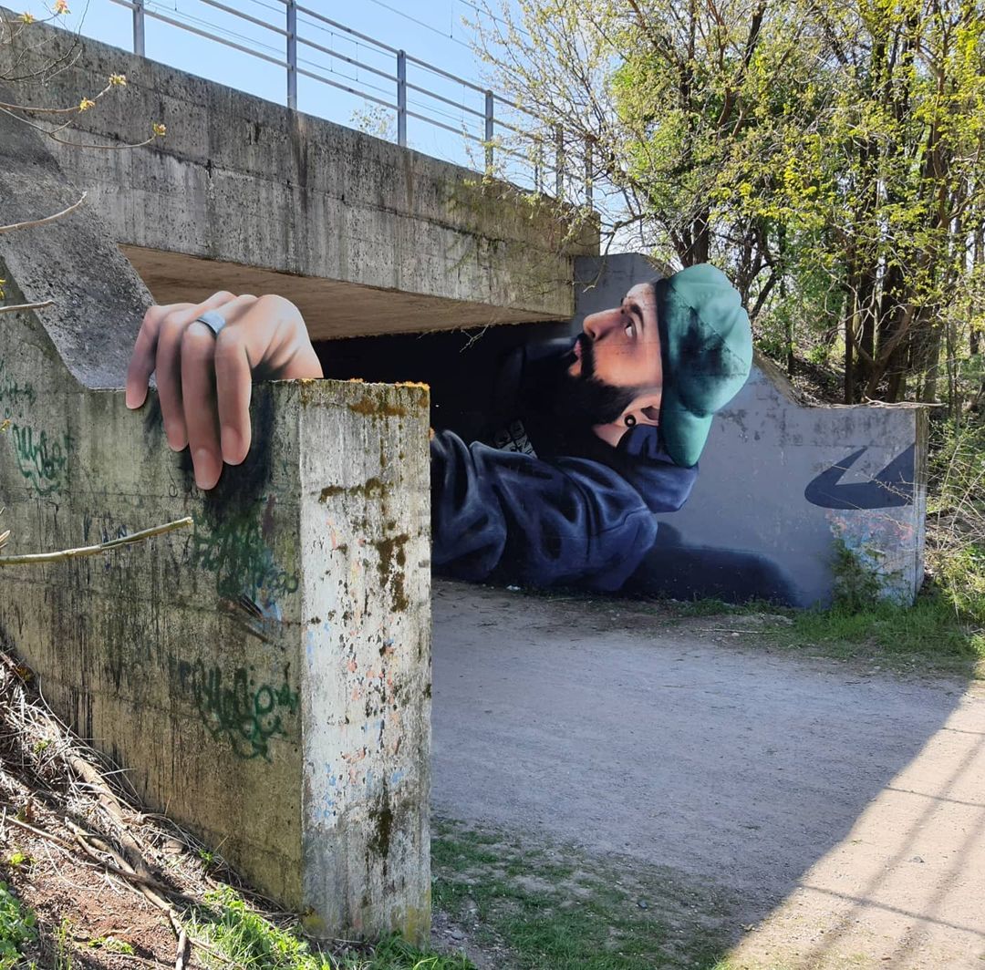 Out of the tunnel by Cosimo Cheone Caiffa in Nerviano, Milan, Italy (photos and video)
