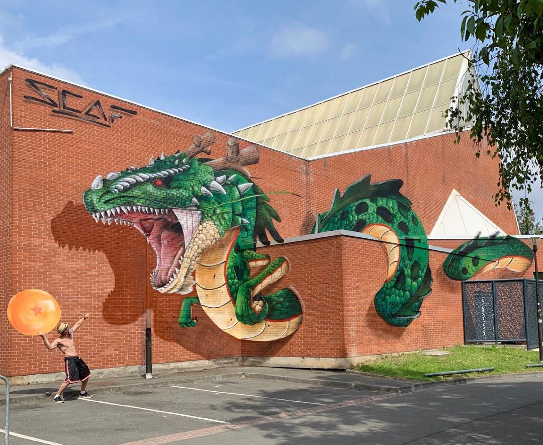 Tecniche di pittura alternative 3d-street-art-mural-by-Scaf-Oner-at-La-Piscine-Museum-in-Roubaix-France