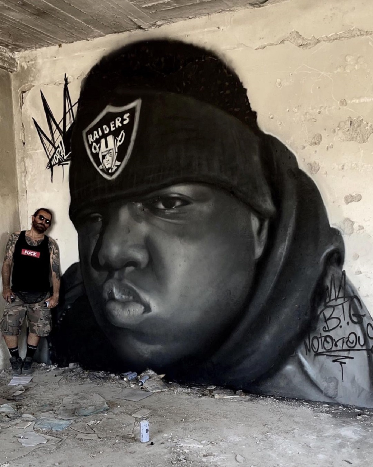 The Notorious B.I.G by Moral in Andravida, Greece