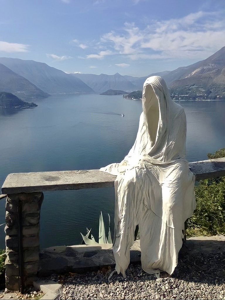 ghost art statue