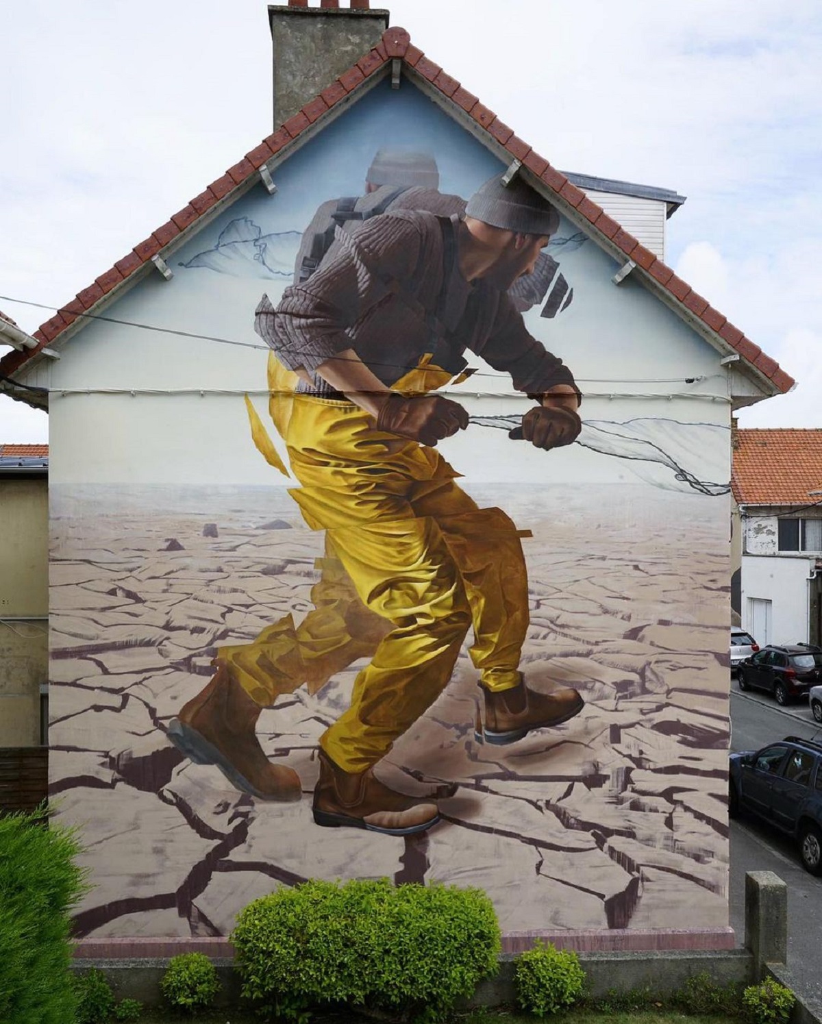“On the Horizon” street art on the climate crisis (4 photos)