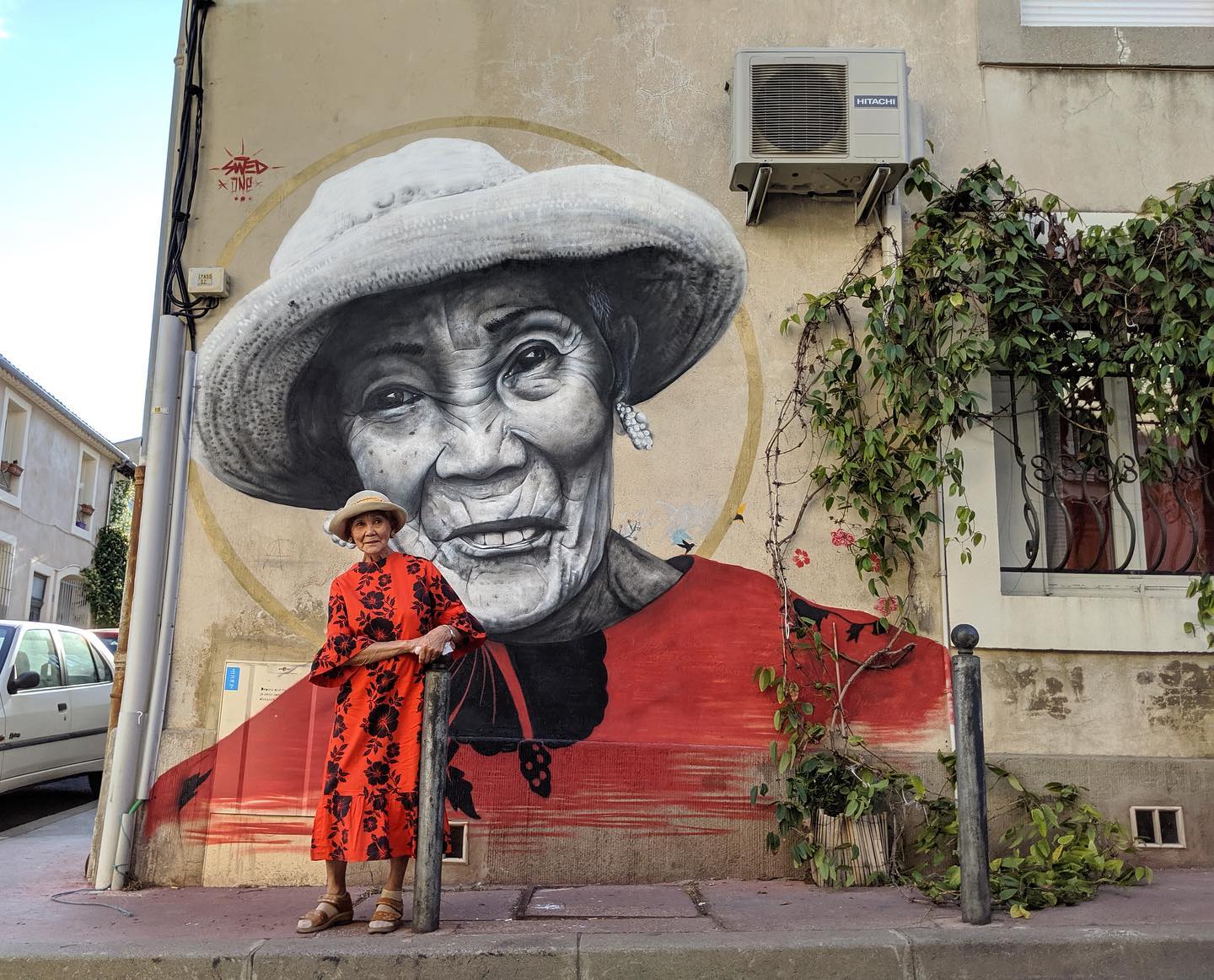 Mural by SWED ONER in Montpellier, France (3 photos)