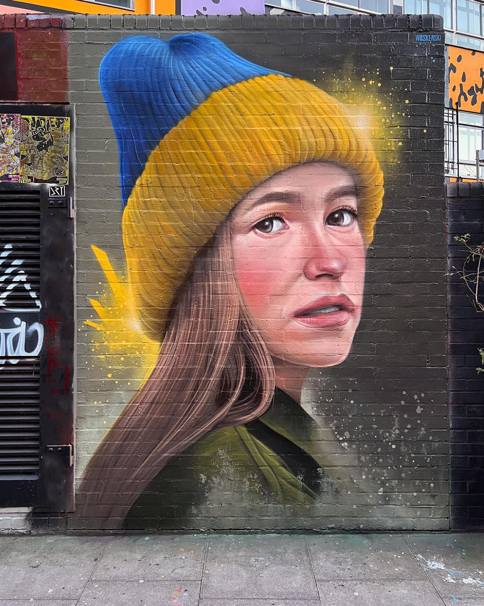 #stopwar By WOSKerski in Shoreditch, London, UK #withukraine