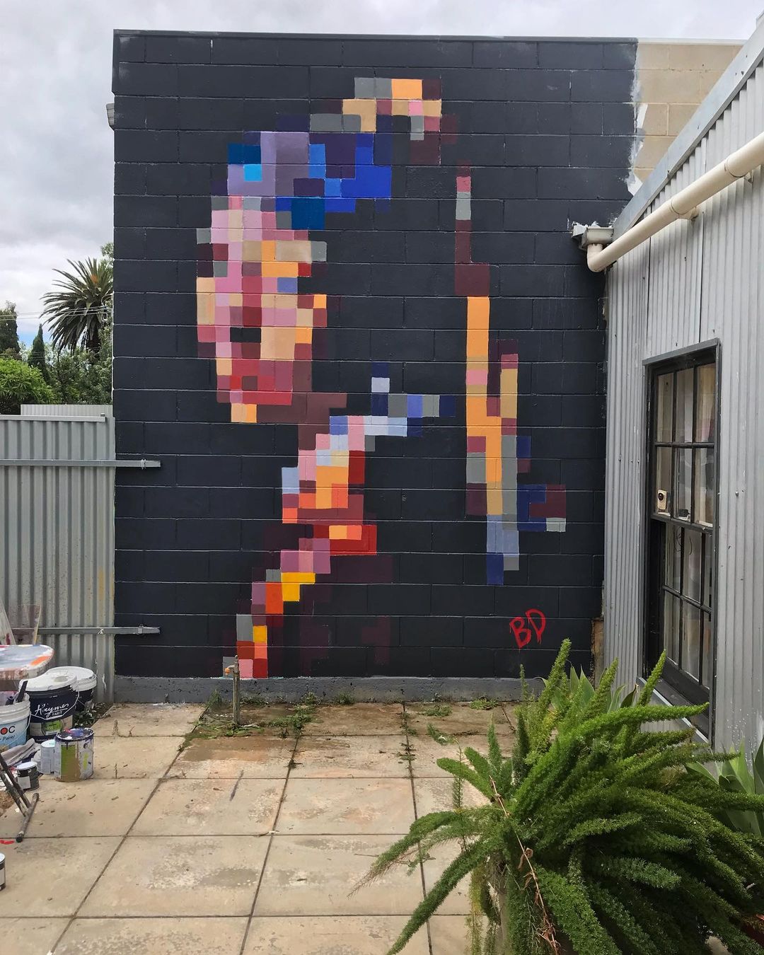 The Girl With the Pixel Earring