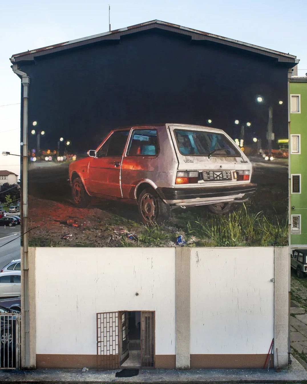 4 Photos of “Na Putu” mural by Sebas Velasco in Čačak, Serbia
