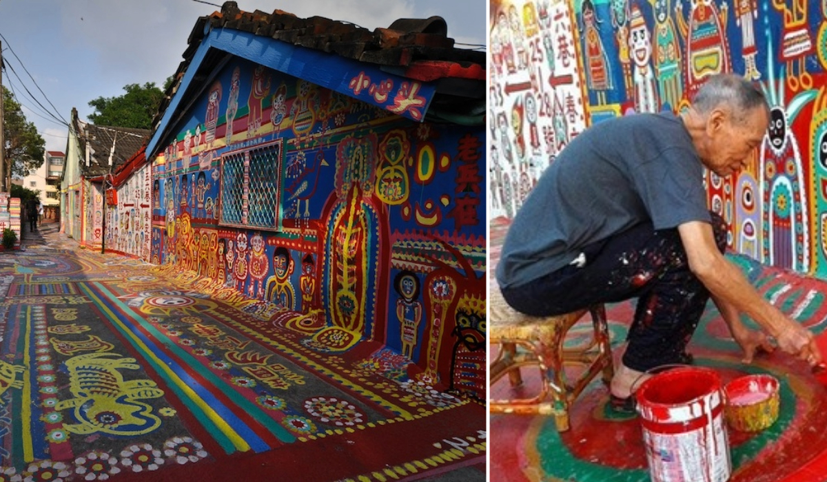 How a 96-Year-Old Artist’s Colorful Paintings Saved a Village in Taiwan