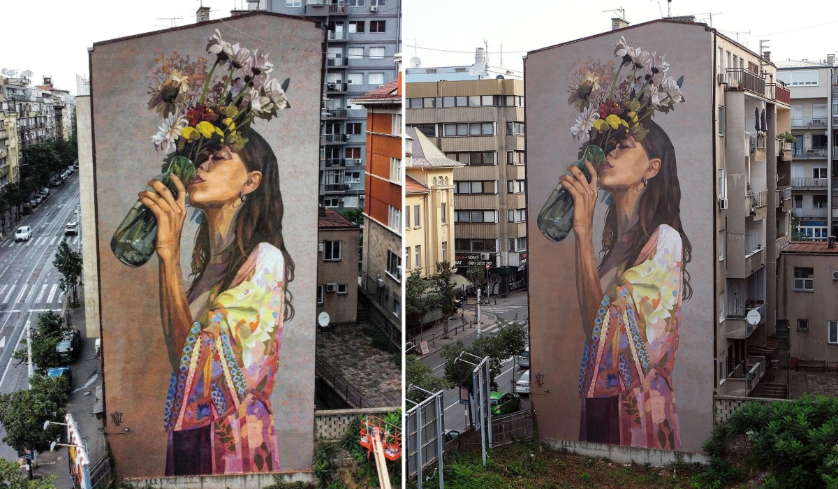 Thirst for nature – Mural by Artez in Belgrade, Serbia