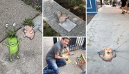 David Zinn The Street Artist Bringing Joy To Everyday Spaces STREET David Zinn The Street Artist Bringing Joy To Everyday Spaces STREET