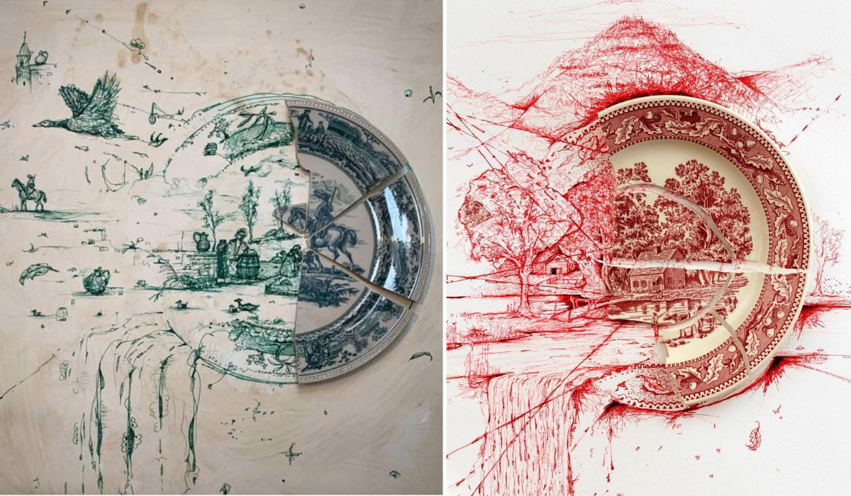 What Happens When a Plate Shatters and It’s Artistic Pieces Go Free?