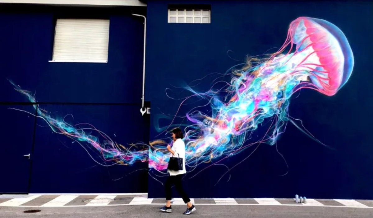 Amazing Street Art: l7matrix Jellyfish Series (8 photos)