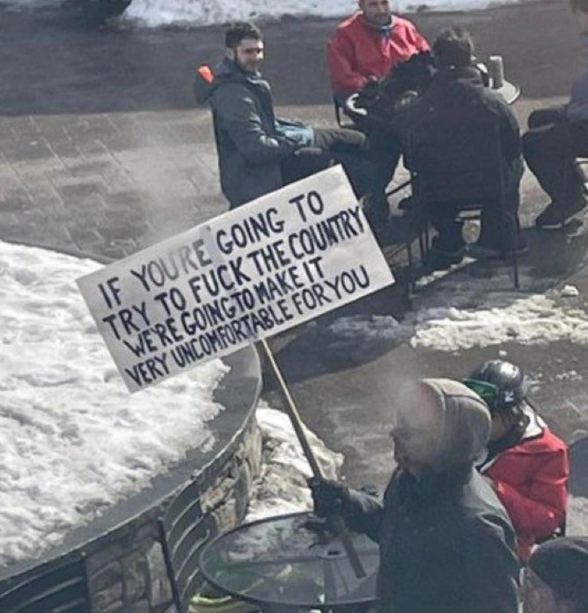 JD Vance Gets Trolled on the Slopes: Protesters Greet Him with Brutal ...