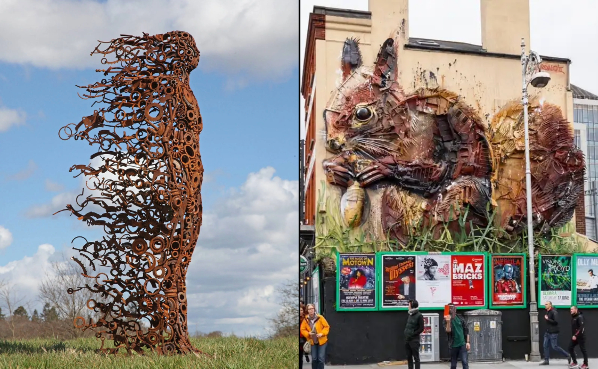 Junk Metal Sculptures (8 Photos)