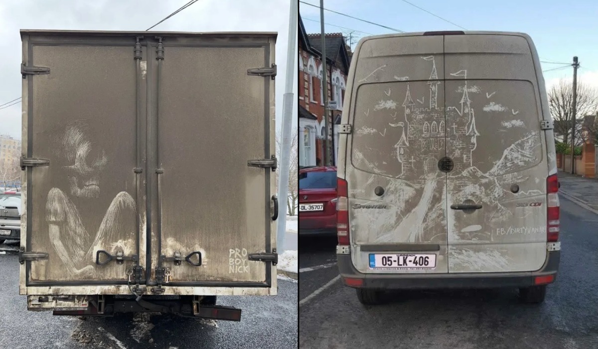 Dirty Van Art (11 Photos)