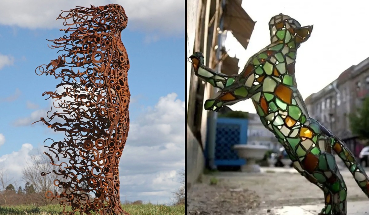 Sculptures That Used to Be Total Junk (15 Photos)