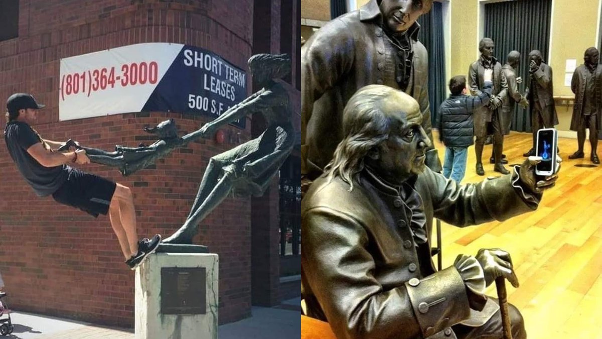 Statues Come Alive (12 Photos)